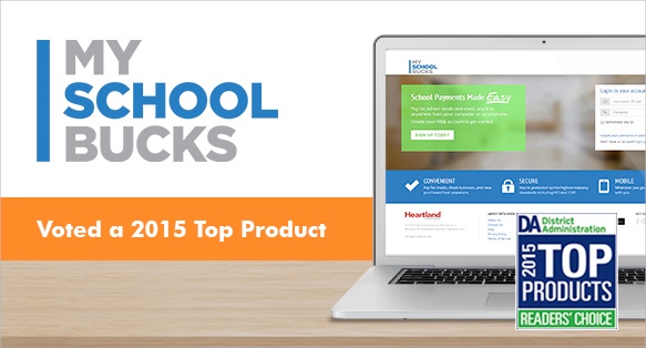 District Administration Magazine Selects MySchoolBucks as a 2015 Readers' Choice Top Product