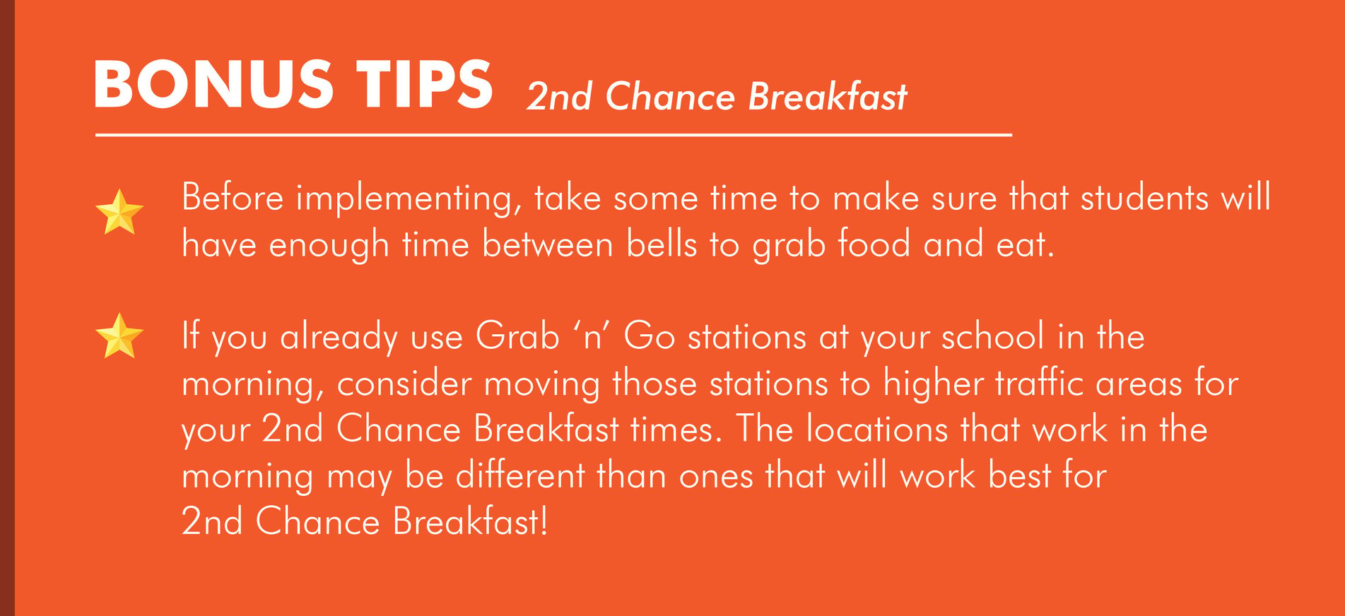 2nd Chance Breakfast School Service Model
