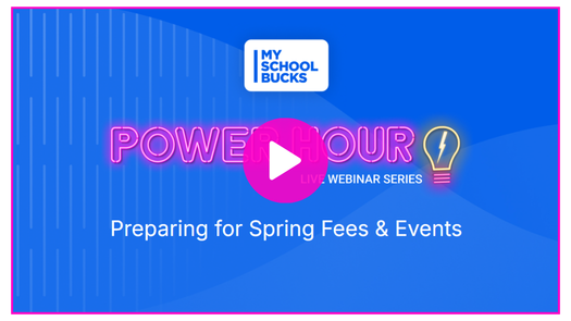 Watch Power Hour: Preparing for Spring Fees & Events