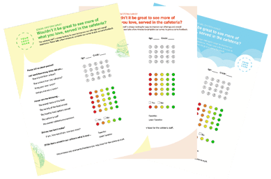 School taste test templates